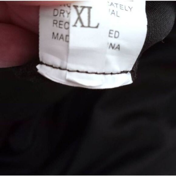 BLACK RUFFLE HI-LO TOP SZ.XL EUC - Picture 10 of 10